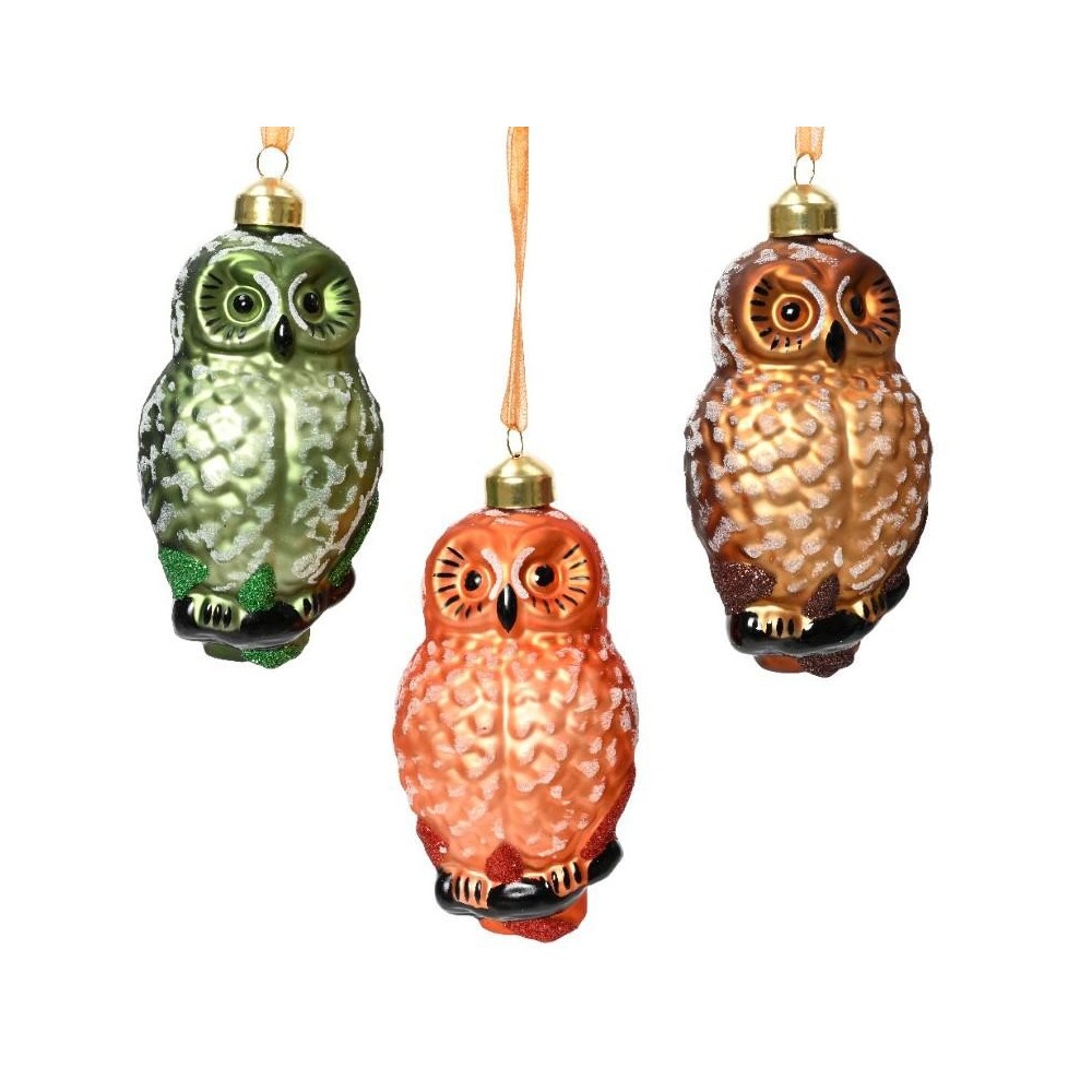 GUFO VETRO H.13.5 3 ASSORTITI